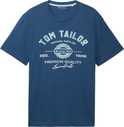 Tom Tailor Tom Tailor vyriški marškinėliai, tamsiai mėlyni