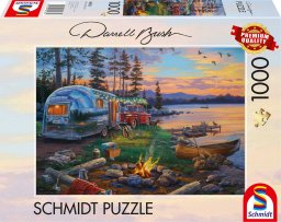  Schmidt Spiele Puzzle PQ 1000 DARREL BUSH Ognisko nad jeziorem