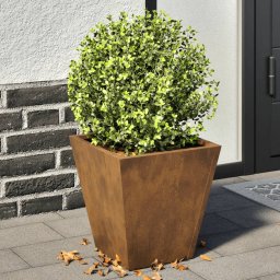 vidaXL vidaXL Donice ogrodowe, 2 szt., 30x30x30 cm, stal kortenowska