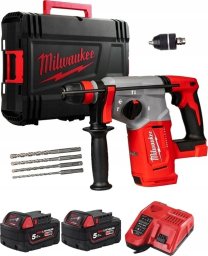 Młotowiertarka Milwaukee Akum. perforatorius SDS-Plius M18 BLHX-502X (18V) 2x5,0Ah 2,3J Milwaukee