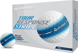 Taylor Made morele Piłki golfowe TAYLOR MADE Tour Response Stripe (biało-niebieskie)