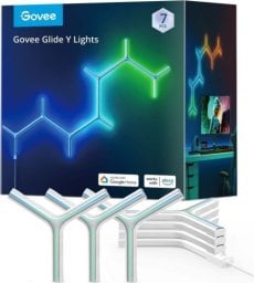 Govee Govee H6065 Y Shape Light Panel 7-pack | Oświetlenie LED | RGBIC, 2.4GHz Wi-Fi, Bluetooth