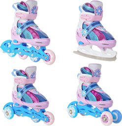 Rolki Raven Inlineskates Rolki Łyżwy Wrotki 4w1 Regulowane RAVEN Senia 30-33