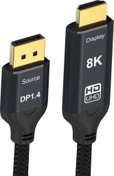  Reagle Reagle Kabel Display Port do HDMI DP DisplayPort 8K@60Hz 4k@144Hz 1M