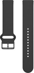 Polar Polar watch strap 20mm S-L T, black silicone