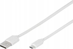 Kabel USB Vivanco Vivanco cable USB - microUSB 1.0m, white (35816)