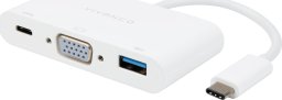 Adapter USB Vivanco Vivanco adapter USB-C - VGA 3in1 (45386)