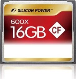 Karta Silicon Power 600x Compact Flash 16 GB  (SP016GBCFC600V10)