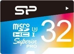 Karta Silicon Power Superior Pro MicroSDHC 32 GB Class 10 UHS-I/U3  (SP032GBSTHDU3V20SP)