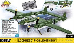  XXX_Cobi Klocki (Cobi) Klocki Lockheed P-38 Lightning 332 klocki Cobi Klocki