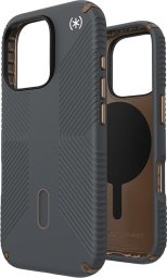 Speck Speck Presidio2 Grip ClickLock & MagSafe - Etui iPhone 16 Pro (Charcoal Grey / Cool Bronze / White)