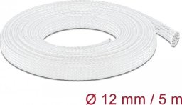 Organizer Delock DELOCK Geflechtschlauch dehnbar 5m x 12mm weiß