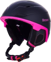 Blizzard Kask BLIZZARD W2W Double Black Matt / Magenta 2023