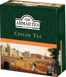 Ahmad Tea AHMAD TEA LONDON CEYLON TEA 100 torebek z zawieszką