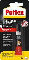 Pattex Sekundenkleber Classic Flüssig WA97, Tube mit 3g