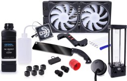 Chłodzenie wodne Alphacool Alphacool Core Hurrican 240 mm XT45 HardTube Wasserkühlungs Set