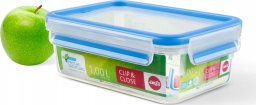  Emsa EMSA Clip & Close Frischhaltedose (transparent / blue, 1.0 liter, classical format)