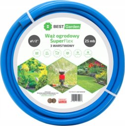  BEST GARDEN WĄŻ OGRODOWY 1/2” 25m SUPER FLEX BEST GARDEN