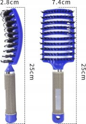  Aurora Profilowana szczotka do włosów z włosiem dzika - niebieska