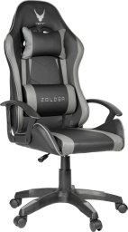 Fotel Varr VARR GAMING CHAIR FOTEL GAMINGOWY ZOLDER GAS LIFT TWO PILLOWS GREY+BLACK [45859]