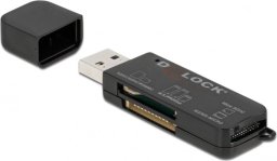 Czytnik Delock DELOCK SuperSpeed USB Card Reader für SD/ Micro SD/MS