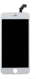 Moduł GPS MODUŁ WYŚWIETLACZ LCD + DIGITIZER IPHONE 6 6G BIAŁY EKRAN DOTYKOWY DIGI DOTYK APPL QUALITY>