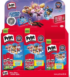 Pritt Pritt Klebestifte Display Paw Patrol 3x11g, 4x11g, 2x22g