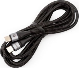 Kabel USB Platinet USB-C - USB-C 2 m Czarny (PSCCC220B)