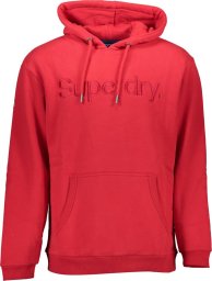 Superdry BLUZA SUPERDRY BEZ ZAMKA MĘSKA CZERWONA 2XL