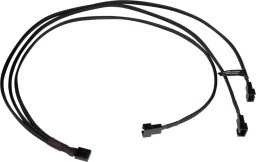 Alphacool Alphacool Y-Splitter 4-Pin auf 3x 4-Pin PWM 60cm - schwarz