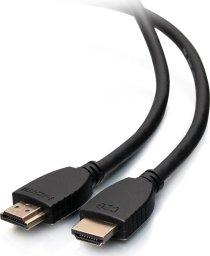 Kabel C2G C2G 1ft 4K HDMI Cable with Ethernet - High Speed - UltraHD Cable - M/M - HDMI-Kabel mit Ethernet - HDMI mannlich zu HDMI mannlich - 30.48 cm - abgeschirmt - Schwarz