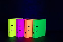 Herma HERMA Ordner sortiert A4 Karton Neon 10Stk