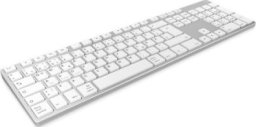 Klawiatura Keysonic KEYSONIC KSK-8022BT (DE) Aluminium Full-Size Tastatur Multikanal Bluetooth 3.0 Mac/Win/Android