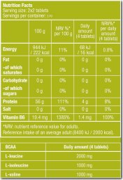  Bio Tech Biotech USA BCAA+B6 340tabs