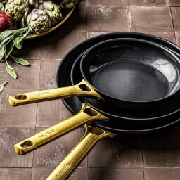 Patelnia Greenpan Patelnie ceramiczne PADOVA Black 20 + 24 + 28 cm / GreenPan
