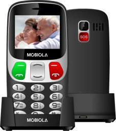 Telefon komórkowy Mobiola TELEFON GSM MOBIOLA  MB800 CZARNY 2G TELEFON DLA SENIORA