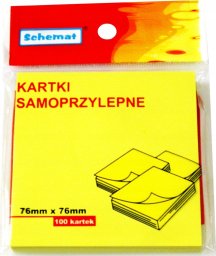  Post-it Karteczki samoprzylepne 76x76mm 100szt