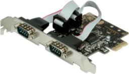 Kontroler Value VALUE Karta PCI-Express, RS232 szeregowy, D-Sub 9, 2 porty