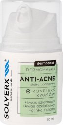  Solverx SOLVERX Dermopeel Dermomaska Anti-Acne z kompleksem kwasów - do skóry trądzikowej 50ml