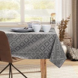 Decoking DecoKing Obrus Maya z nadrukiem 100x100 brązowy
