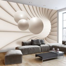 Artgeist Fototapeta - Kule w tunelu 400x280