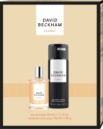 Coty DAVID BECKHAM Zestaw prezentowy Classic (Woda toaletowa 50ml+Dezodorant body spray 150ml)