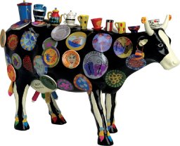 Hanipol CowParade Houston 2001, The Moo Potter, autor: Meredith McCord.