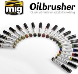 Vallejo Ammo: Oilbrushers Display N1 (80)