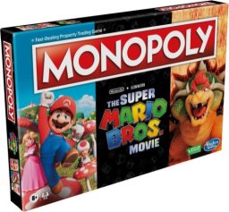 Monopoly MONOPOLY Board game Super Mario Movie, english language