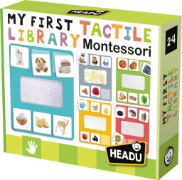 Headu HEADU Montessori My First Tactile Library educative game