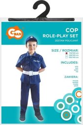 PRC Strój policjant rozm. 130/140cm