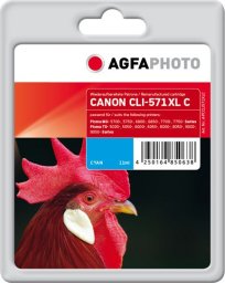 Tusz AgfaPhoto AgfaPhoto Patrone Canon APCCLI571XLC ers. CLI-571XL cyan remanufactured