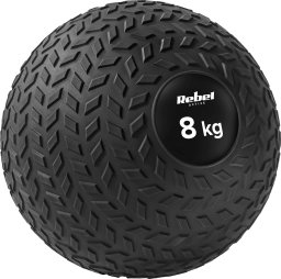  Rebel Mała piłka lekarska do ćwiczeń rehabilitacyjna Slam Ball 23cm 8kg, REBEL ACTIVE