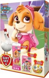  Paw Patrol Psi Patrol Skye zestaw kula do kąpieli 100g + balsam do ust 4.4g + żel pod prysznic 300ml